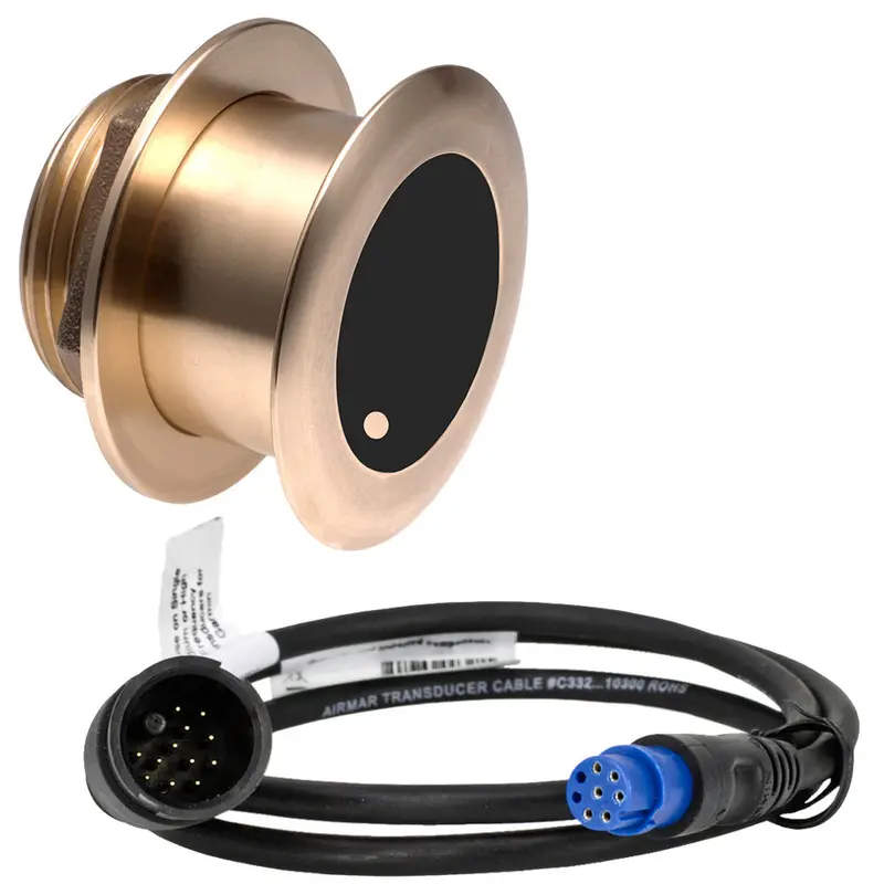 Airmar B175L Bronze Transducer – 20° Thru-Hull, 1 Kw, Garmin 8-Pin Compatible [B175C-20-L-8G] 1