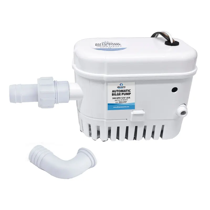 Albin Group 12V Automatic Bilge Pump – 500 Gph Capacity [01-04-015] 1