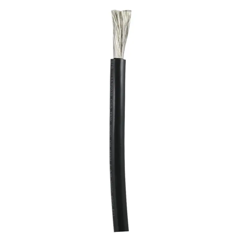 Ancor 1/0 Awg Black Marine Battery Cable – Sold By The Foot [1160-Ft] 1