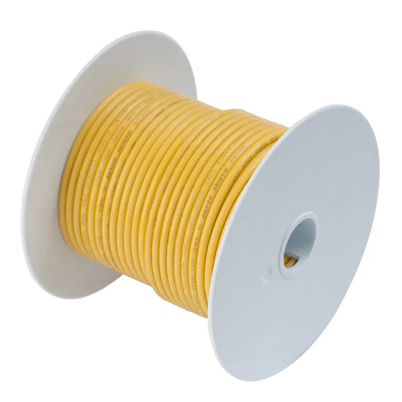 Ancor 2 Awg Yellow Tinned Copper Battery Cable – 50-Foot Marine-Grade Length 1