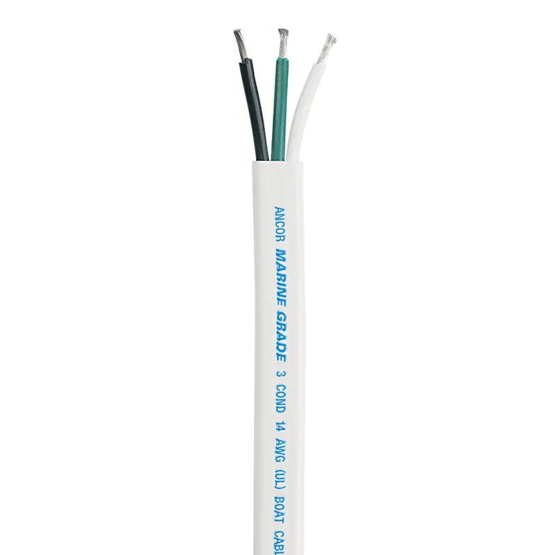 Ancor Triplex Marine Cable – 14 Awg, 3-Conductor, 100-Foot Roll 1
