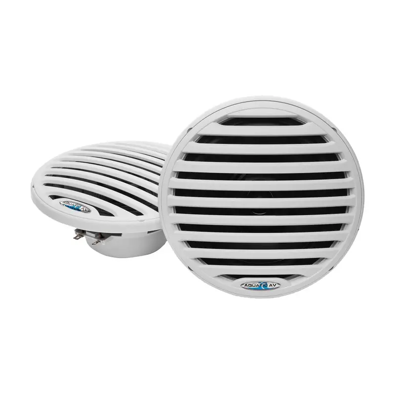 Aquatic Av Ec121 Economy 6.5-Inch Marine Speakers – White Pair 1