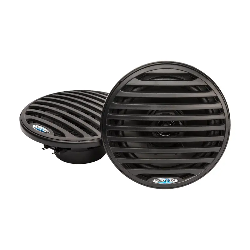 Aquatic Av Ec122 Economy 6.5-Inch Marine Speakers – Black Pair 1