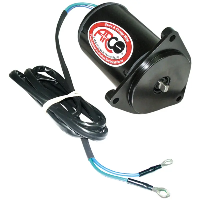 Arco Marine 6260 Yamaha-Compatible Tilt Trim Motor (2-Wire, 3-Bolt, Flat Blade Shaft) 1