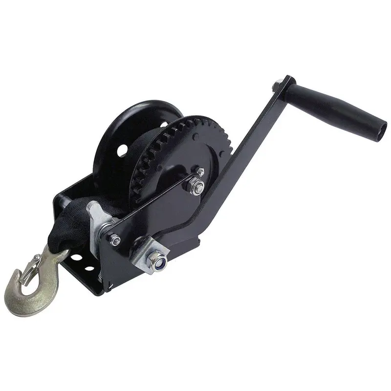 Attwood 1200 Lb Single-Drive Winch – Includes 2" × 20' Nylon Recovery Strap [11149-4] 1