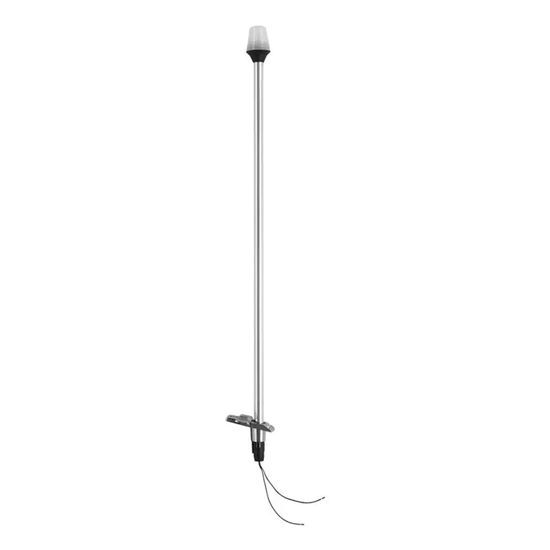 Attwood 30-Inch Stowaway Transom Light – 2-Mile Visibility, 2-Pin Connector [7100B7] 1