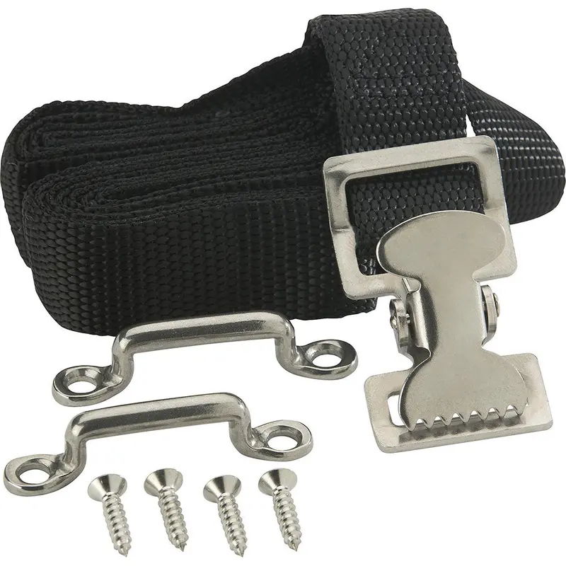 Attwood 72-Inch Fuel Tank Strap Set – Heavy-Duty Mounting Straps For 12-Gallon Tanks [11512-3] 1