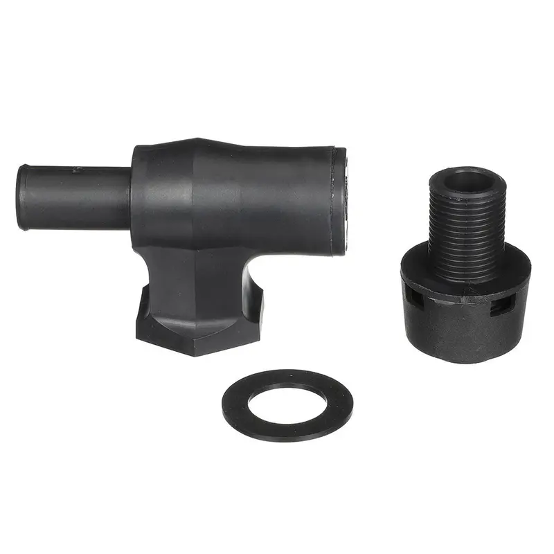 Attwood 90-Degree P-Trap Fuel Tank Vent – Black Housing With Black Vent Head – 1670-3 1