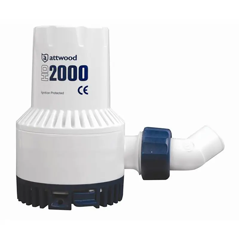 Attwood Hd2000 Heavy-Duty 24V Bilge Pump – 2000 Gallons Per Hour 1