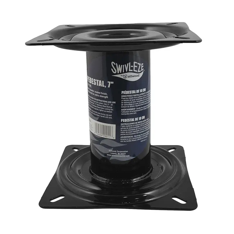 Attwood Swivl-Eze Fixed-Height Pedestal – 7" Tall [90720] 1