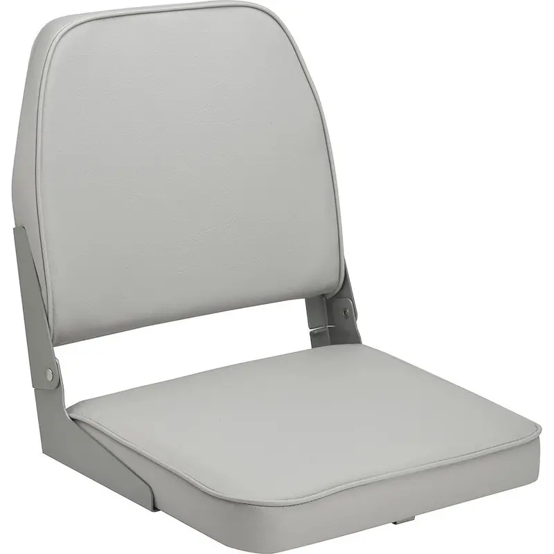 Attwood Swivl-Eze Low-Back Padded Flip Seat – Gray Marine-Grade Vinyl [98395Gy] 1