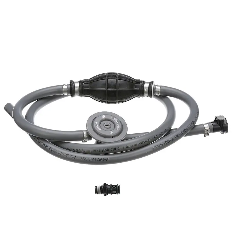 Attwood Universal 3/8" Fuel Line Kit With Sprayless Connectors And Demand Valve – 6 Ft Length 1