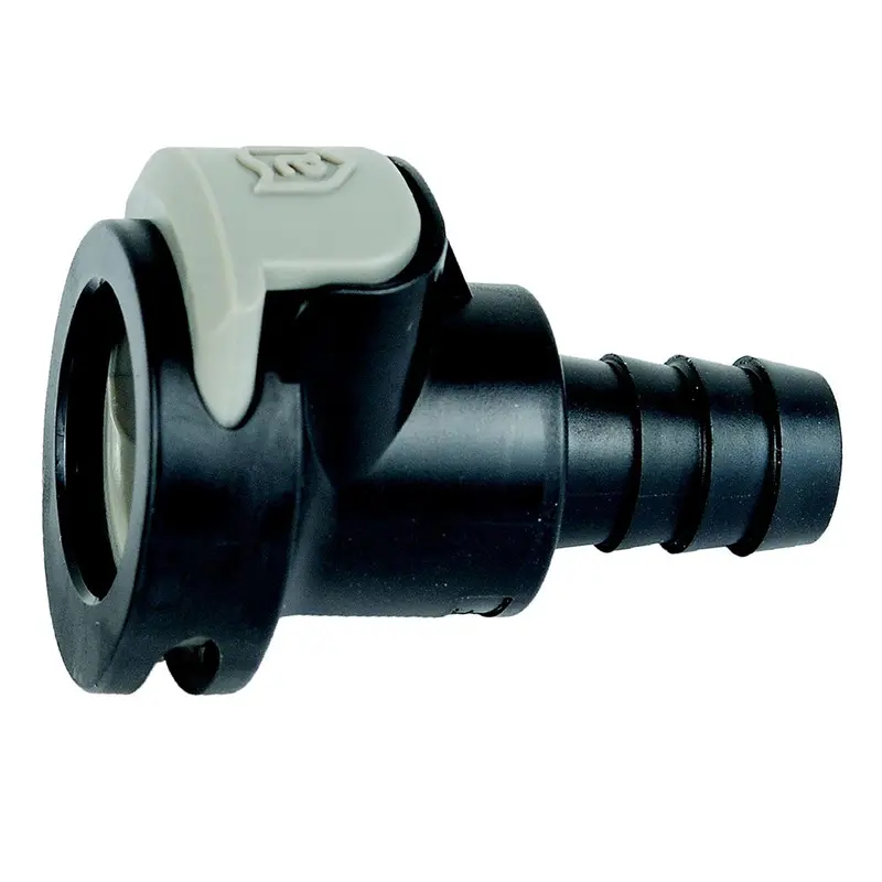 Attwood Universal Sprayless Hose Connector – Female End, Fits 5/16-Inch To 3/8-Inch Hoses 1