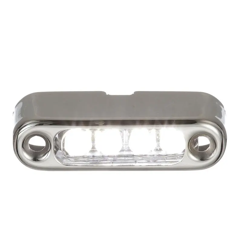 Attwood Vertical-Mount White Led Micro Light With Stainless Steel Bezel [6350W7] 1