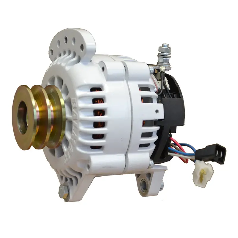 Balmar 120A 12V Dual-Foot Alternator With Dual-Pulley Setup And Isolated Ground – 3.15" Saddle Mount (Model 60-120-Dv) 1