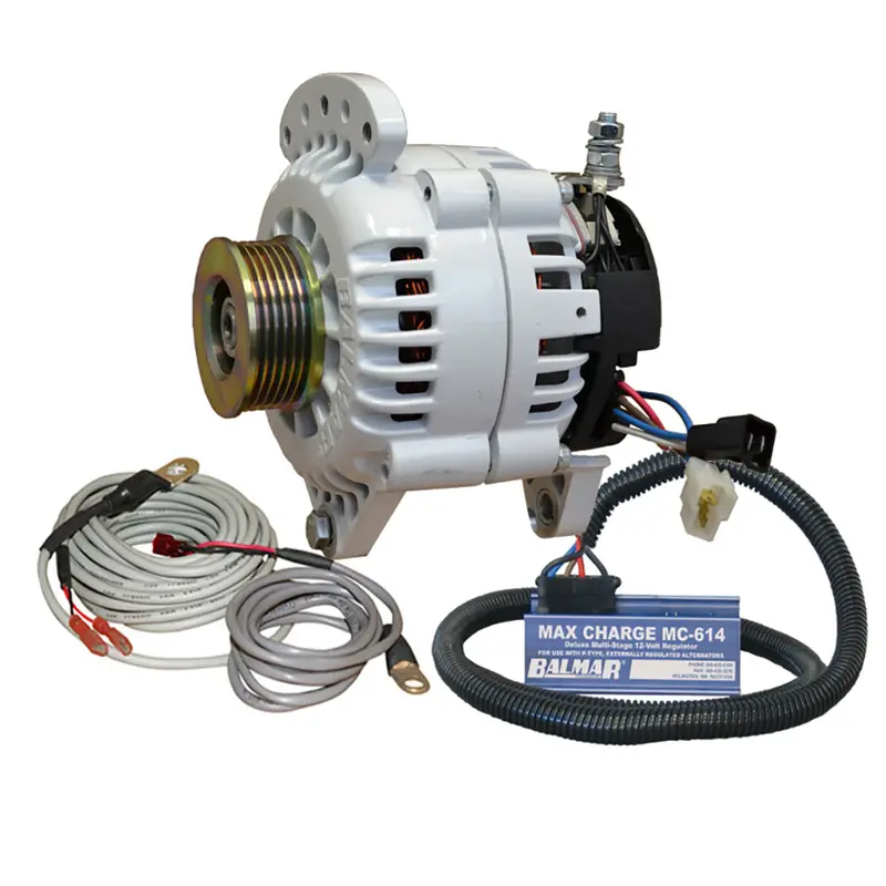 Balmar 120A 12V Dual-Foot Alternator With K6 Pulley, External Regulator & Temperature Sensor – 3.15" Saddle Mount (Model 60-Yp-Mc-120-K6) 1