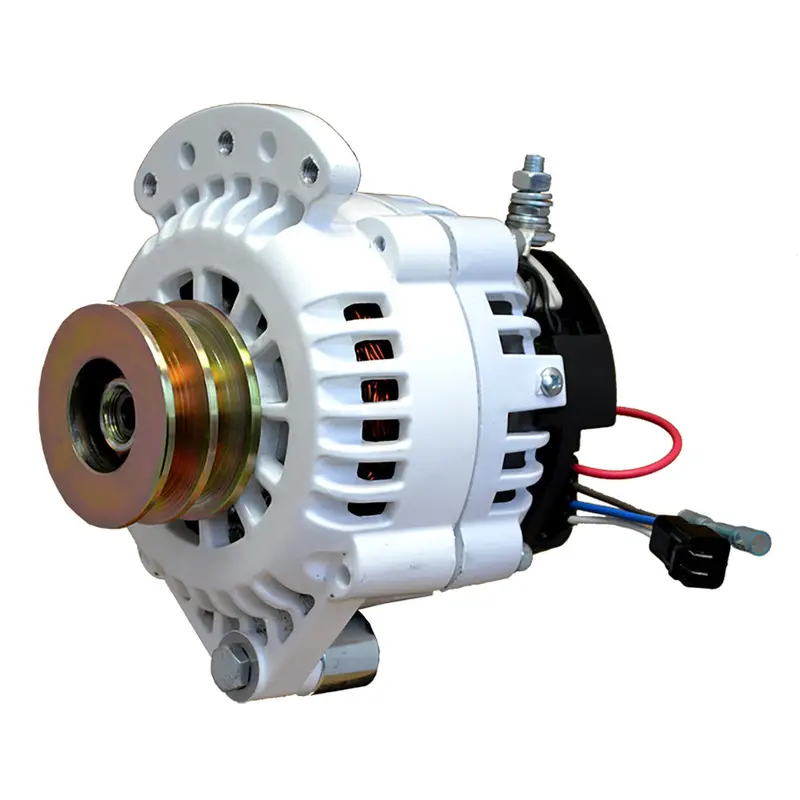 Balmar 621-100-Dv Dual-Vee Alternator – 100A, 12V, 1–2 Inch Single-Foot Spindle Mount With Dual-Vee Pulley And Isolated Ground [621-100-Dv] 1
