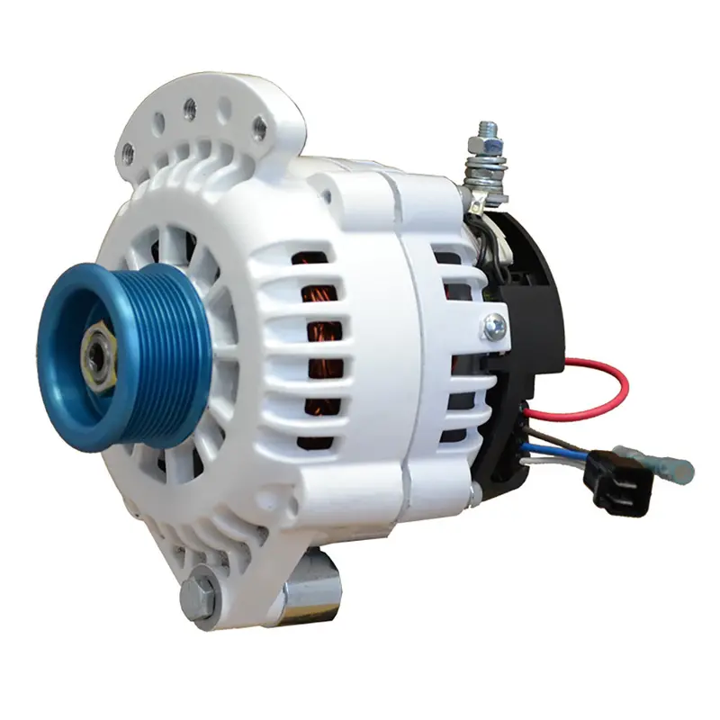 Balmar 621-120-J10 High-Efficiency Alternator – 120A, 12V, 1–2 Inch Single-Foot Spindle Mount With J10 Pulley And Isolated Ground [621-120-J10] 1
