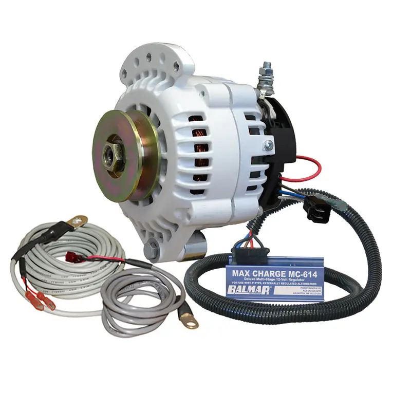Balmar 621-Series 100A Single-Foot Alternator Kit With Multi-Control Regulator And Temperature Sensor (Model 621-Vup-Mc-100-Sv) 1