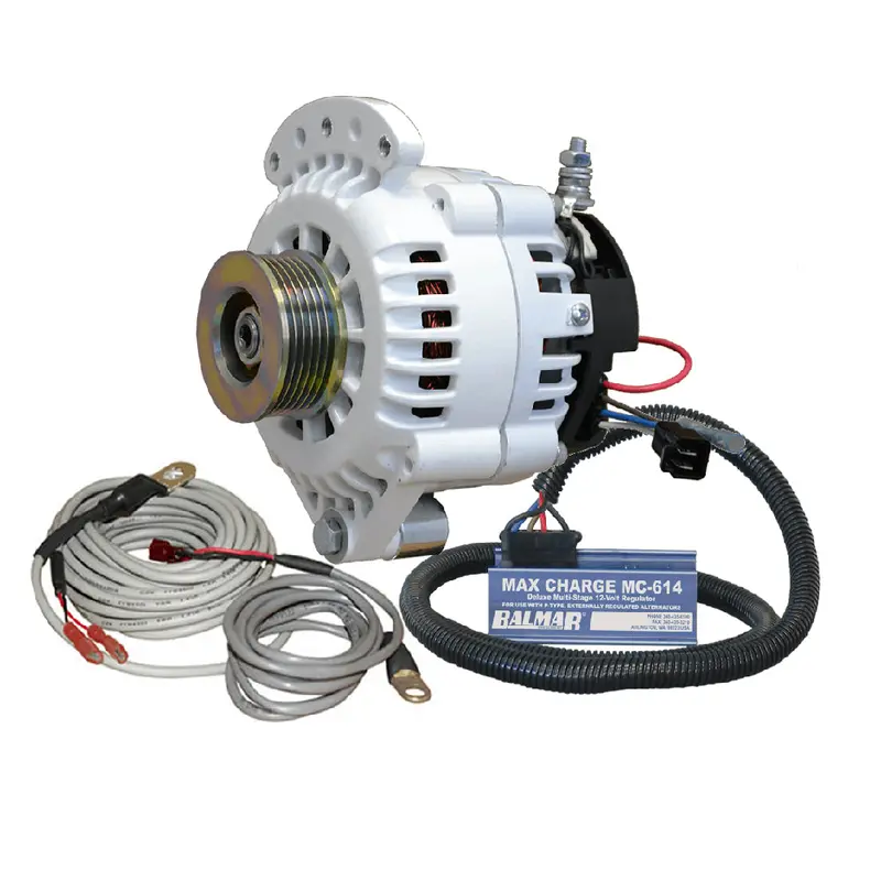 Balmar 621 Series 120A Alternator Upgrade Kit – Includes Mc-618 Regulator, T-Sensor, K6 Pulley & Mounting Hardware [621-Vup-Mc-120-K6] 1