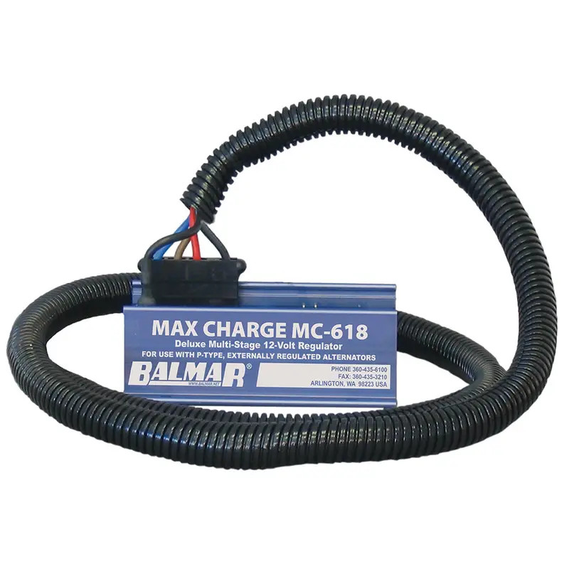 Balmar Mc-618 Multi-Stage Voltage Regulator – 12V Smart Charging With Harness [Mc-618-H] 1