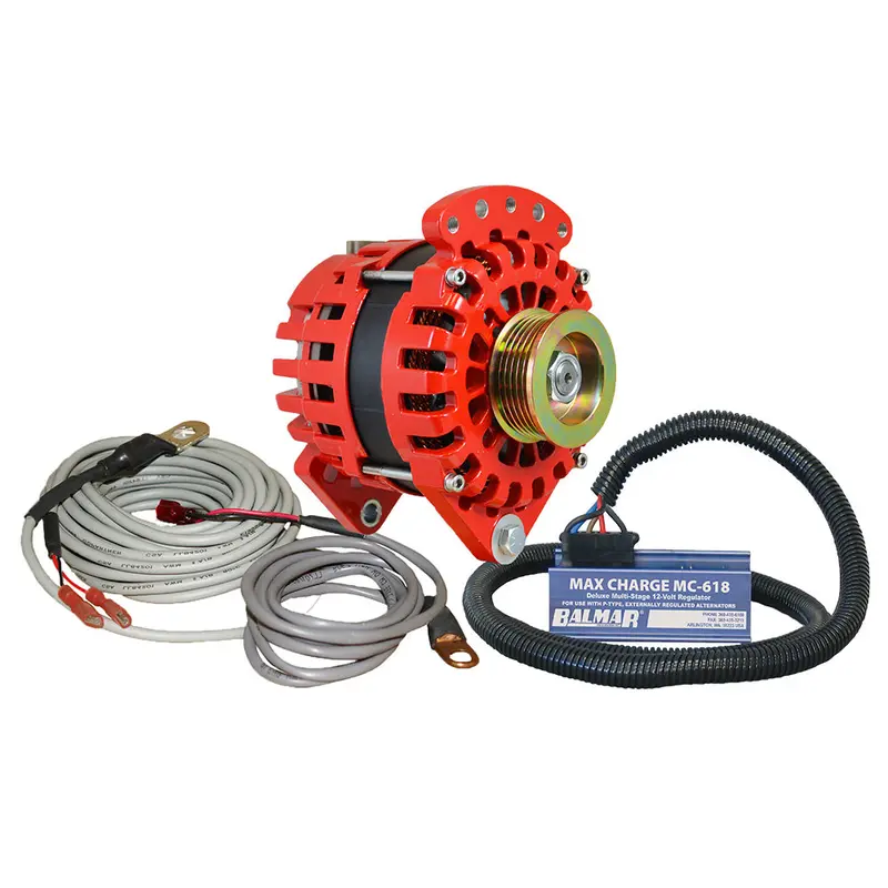 Balmar Xt-Cr-170-K6-Kit Performance Alternator Kit – 170A, 12V, 3.15-Inch Dual-Foot Saddle Mount, K6 Pulley, Regulator & Temp Sensor [Xt-Cr-170-K6-Kit] 1