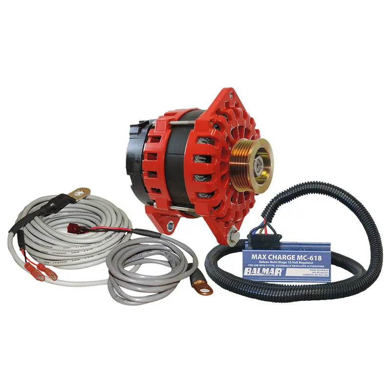 Balmar Xt-Df4-170-K6 High-Capacity Alternator – 170A, 12V, 4-Inch Dual-Foot Saddle Mount With K6 Pulley [Xt-Df4-170-K6] 1