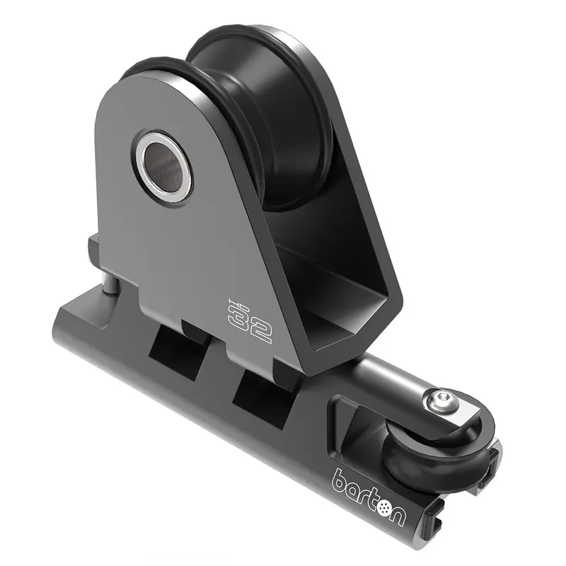 Barton 32Mm Heavy-Duty Towable Genoa Car With 2:1 Purchase Ratio – Black 1
