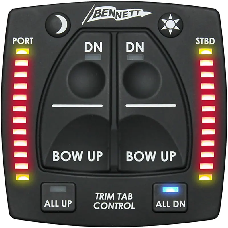 Bennett Marine Electric Dual-Station Helm Control System For Trim Tabs 1