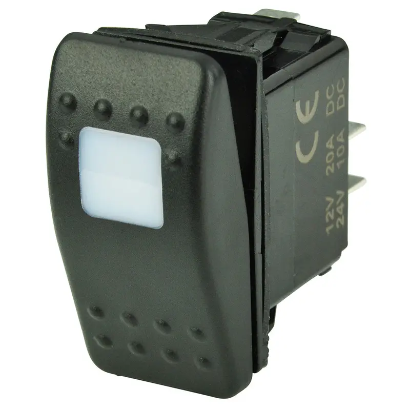 Bep Contura Spst Toggle Switch With Amber Led Indicator – Off/On Configuration 1