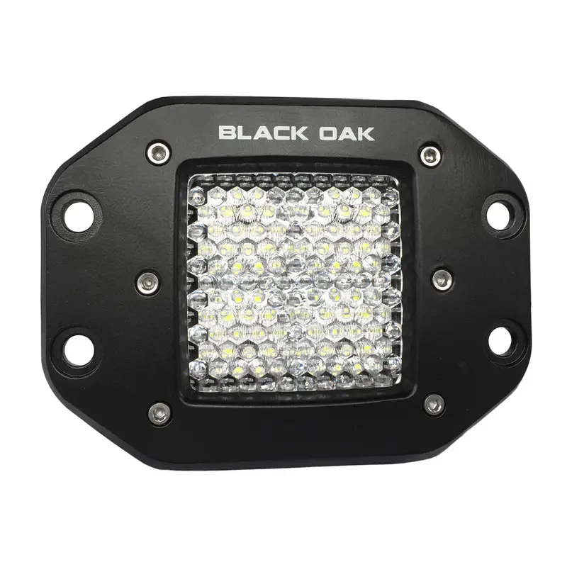 Black Oak 2-Inch Flush Mount Led Pod – Flood Optics – Black Housing – Pro Series 3.0 1