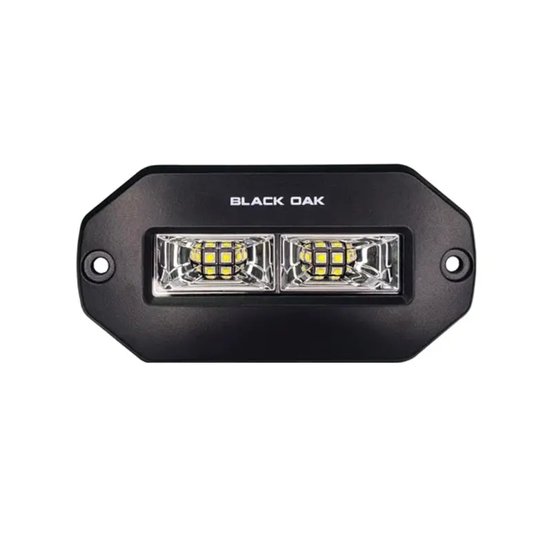 Black Oak 4" Marine Flush-Mount Spreader Light – Black Housing, Pro Series 3.0 1