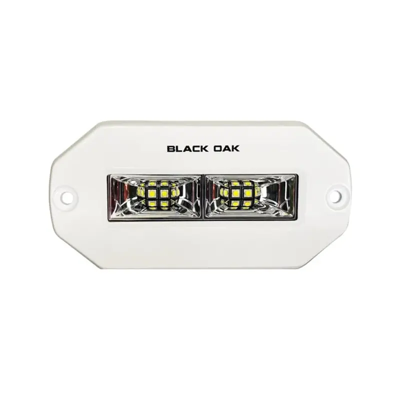 Black Oak 4" Marine Flush-Mount Spreader Light – White Housing, Pro Series 3.0 1