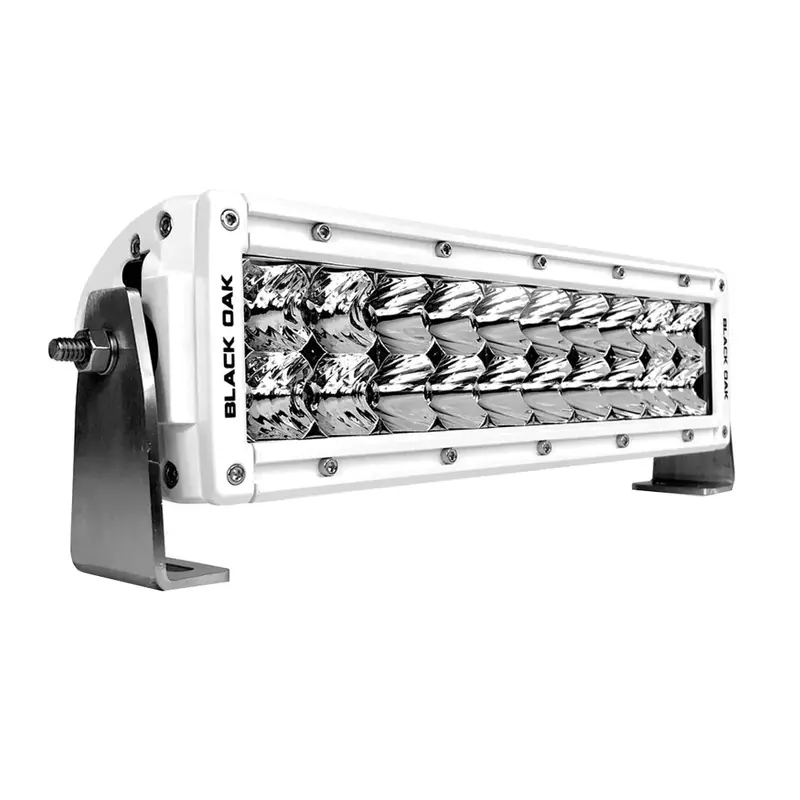 Black Oak Pro Series 3.0 10-Inch Double-Row Led Light Bar – Combo Optics, White Housing 1