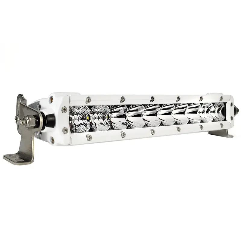 Black Oak Pro Series 3.0 10-Inch Single-Row Led Light Bar – Combo Optics, White Housing 1