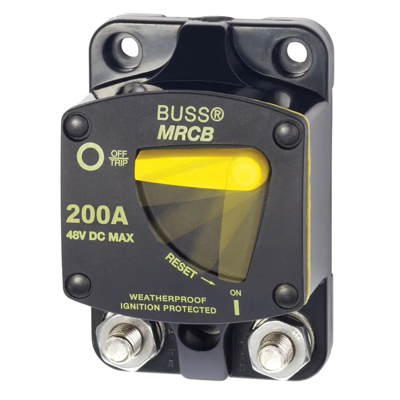 Blue Sea 200A Surface-Mount Circuit Breaker – Heavy-Duty Dc Protection (Model 7149) 1