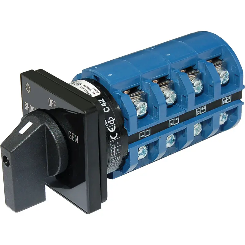 Blue Sea 9093 Ac Switch – Dual 120V Or Combined 240V, Off + Two Position Toggle 1