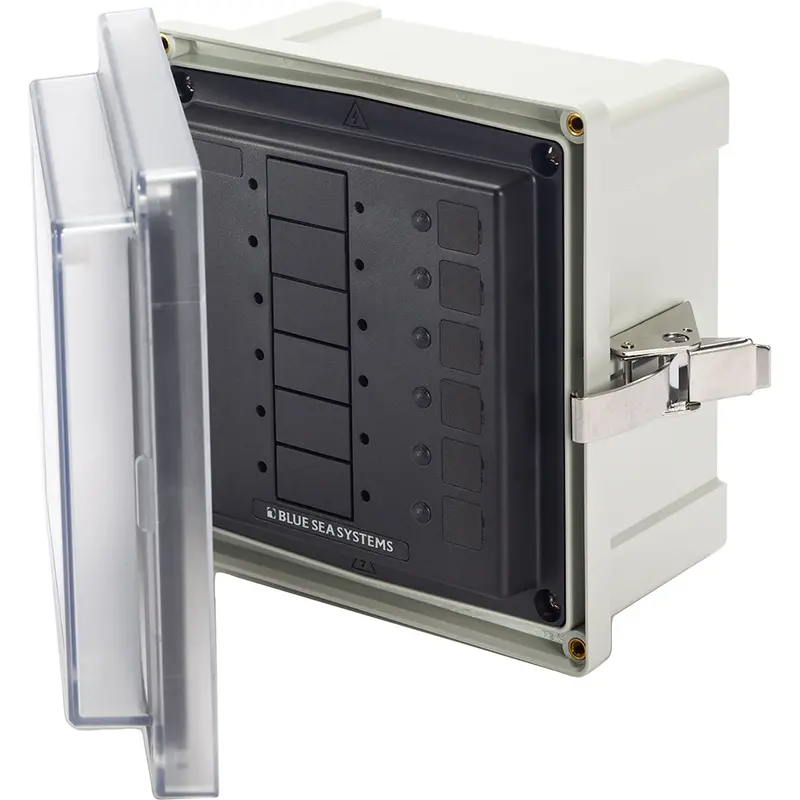Blue Sea Systems 3113 Sms Panel Enclosure With Six Blank Circuit Positions [3113] 1