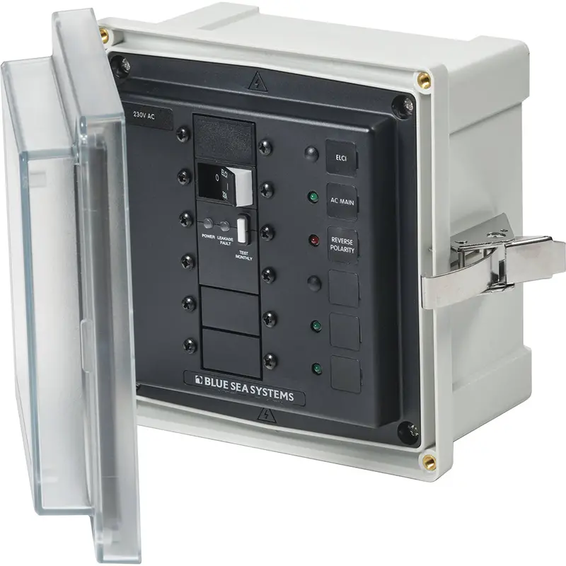 Blue Sea Systems 3123 Sms Ac Panel Enclosure – Elci (32A) + 3 Blank Slots (230V Ac) 1