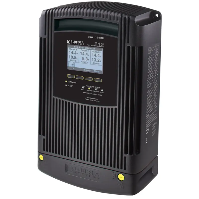 Blue Sea Systems 7531 12V 25A P12 Marine Battery Charger 1