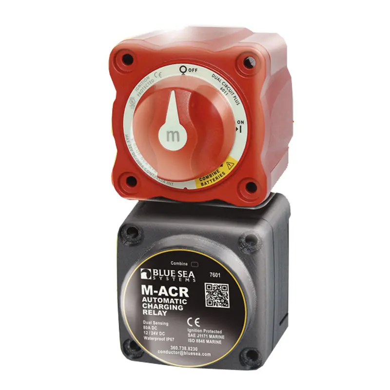 Blue Sea Systems 7649 Mini Add-A-Battery Kit – Compact Dual-Battery Integration – Boxed 1