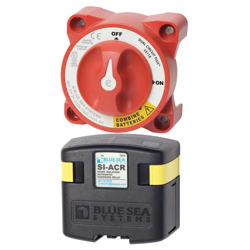 Blue Sea Systems 7650 Add-A-Battery Isolator For Dual Battery Setups 1