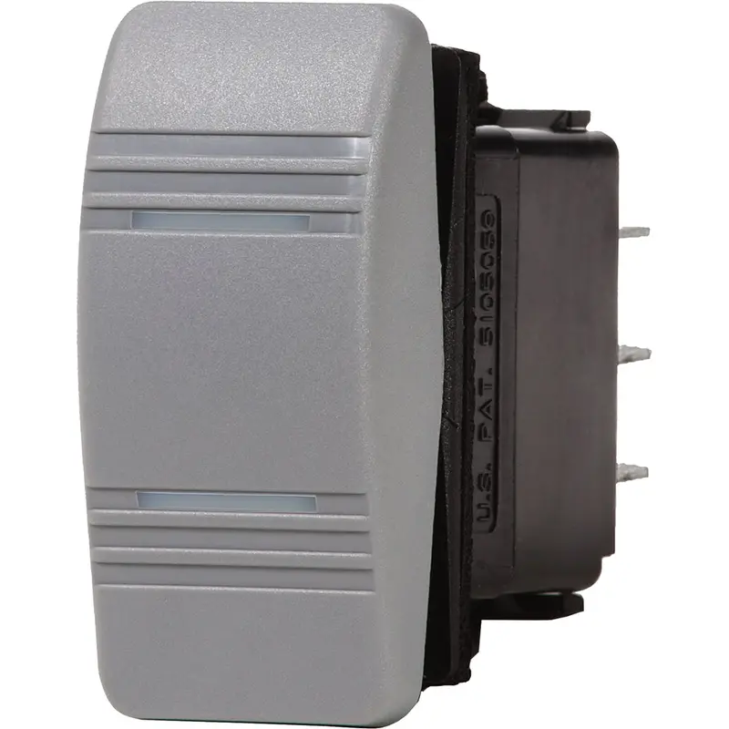 Blue Sea Systems 8232 Contura Iii On-Off-On Rocker Switch – Gray, Water-Resistant 1