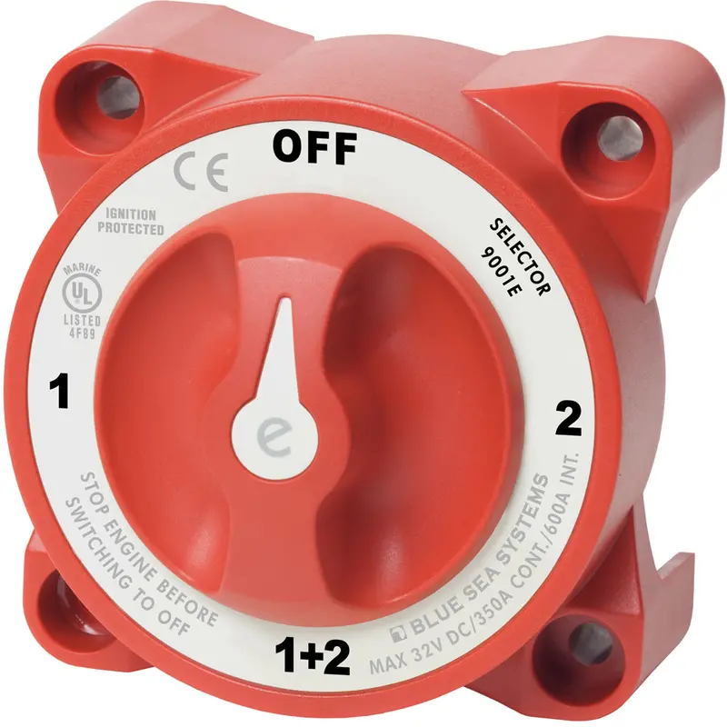 Blue Sea Systems 9001E E-Series Battery Selector Switch 1