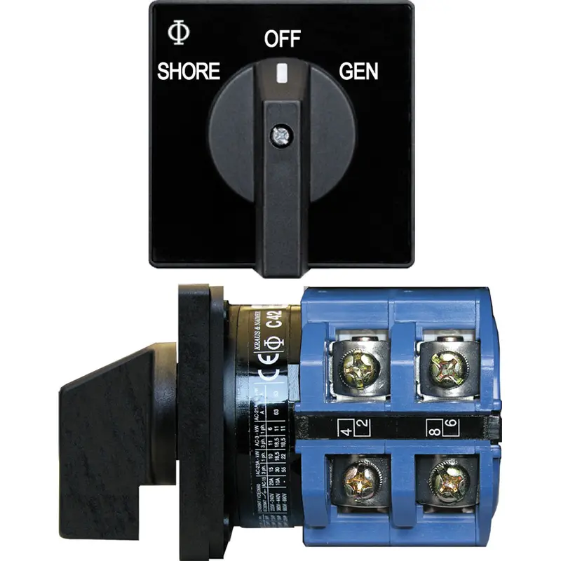 Blue Sea Systems Ac Switch — 120Vac, 65A, Off + 2 Position Toggle 1