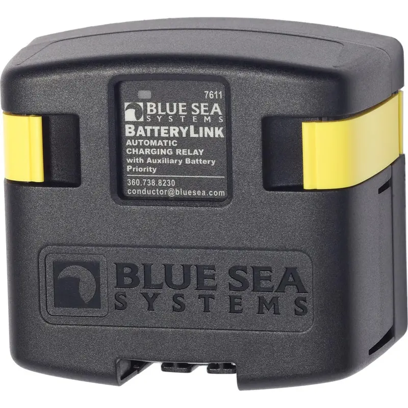 Blue Sea Systems Dc Batterylink Acr – 120A Automatic Charging Relay With Aux Support 1