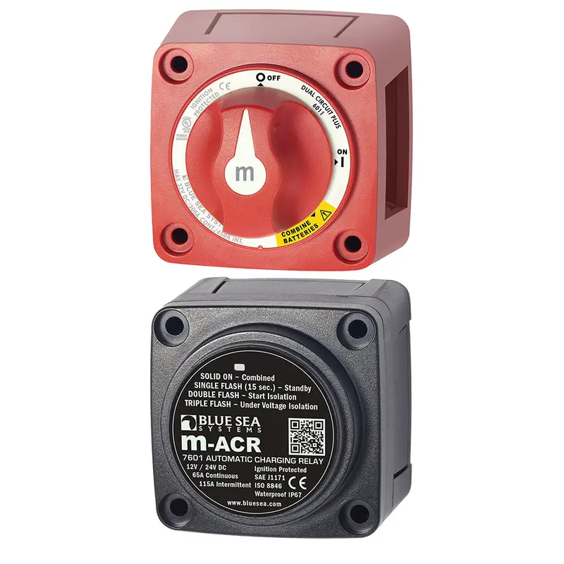 Blue Sea Systems Mini Add-A-Battery Kit – Simplified Dual-Battery Installation (7649) 1