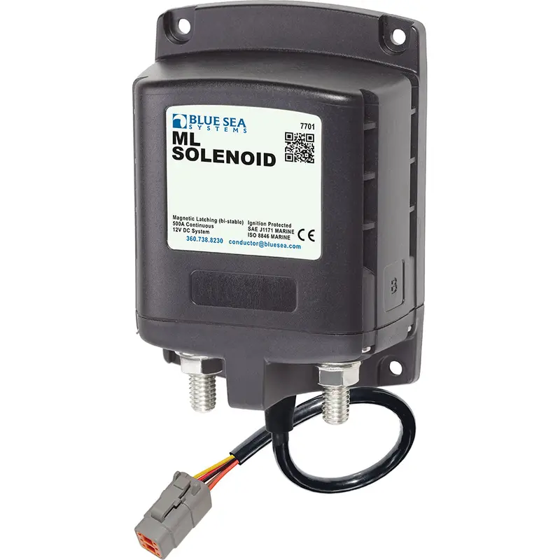 Blue Sea Systems Ml-Series 12V 500A Solenoid With Deutsch Dt Connector 1