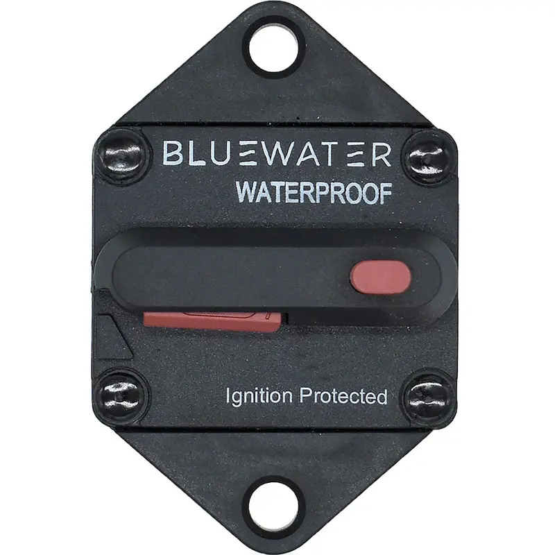 Bluewater 70A Panel-Mount Circuit Breaker — Dc Marine & Rv Rated (Model 77000-9600-070) 1