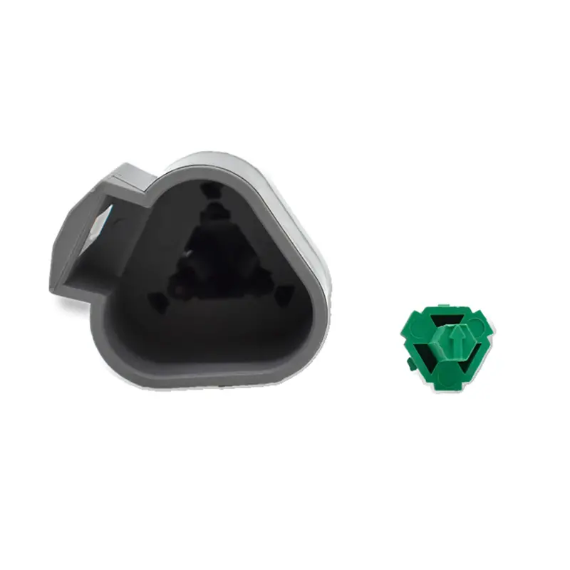 Bluewater Deutsch Dt 3-Position Male Connector With Wedge Lock – Low-Profile Marine-Grade Plug [Dt04-3P] 1